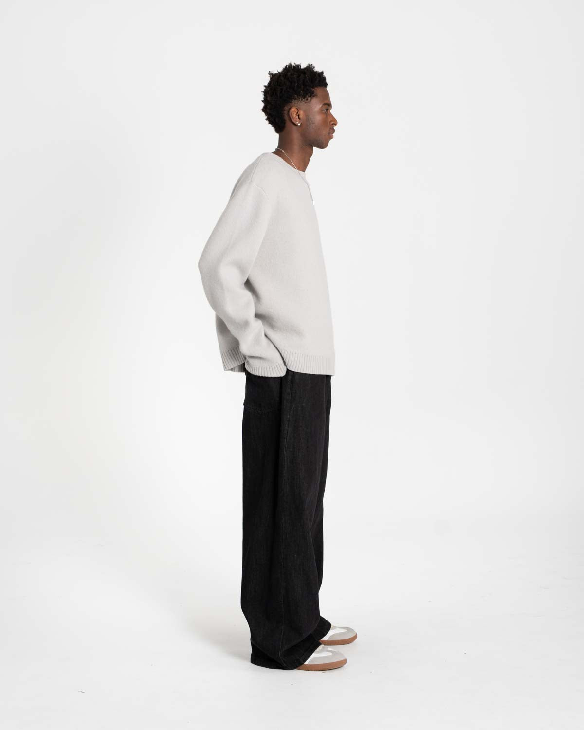 Extra Baggy Denim Jeans Black